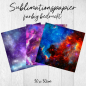 Preview: Sublimationspapier 30x30cm 'Space'